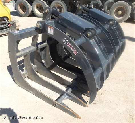 skid steer grapple rake|virnig v60 grapple for sale.